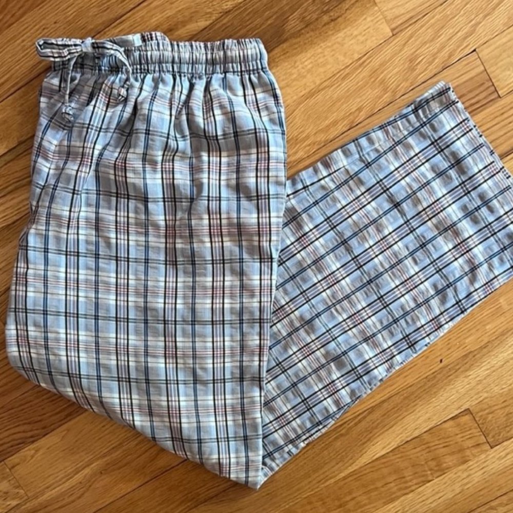 Alfred Dunner Cotton/Poly Seersucker Pants (14) Excellent Condition